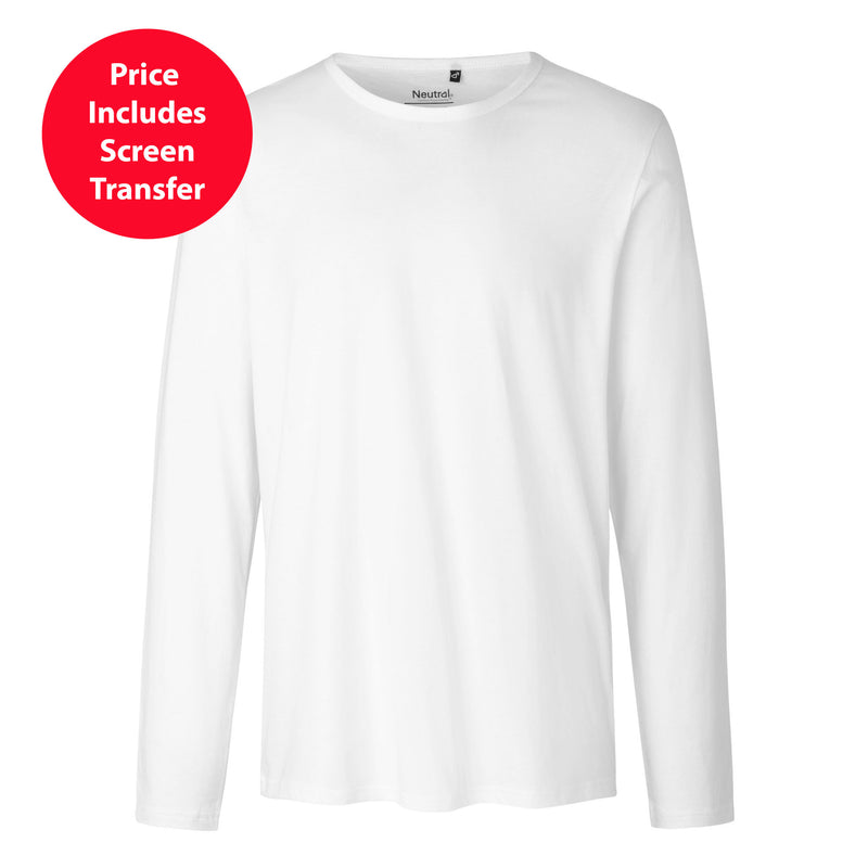 Mens Organic Cotton Long Sleeve T-Shirt