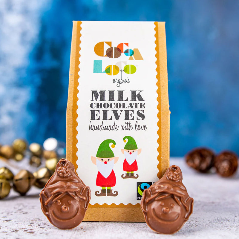 Fairtrade & Organic Milk Chocolate Elves 100g