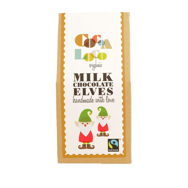 Fairtrade & Organic Milk Chocolate Elves 100g