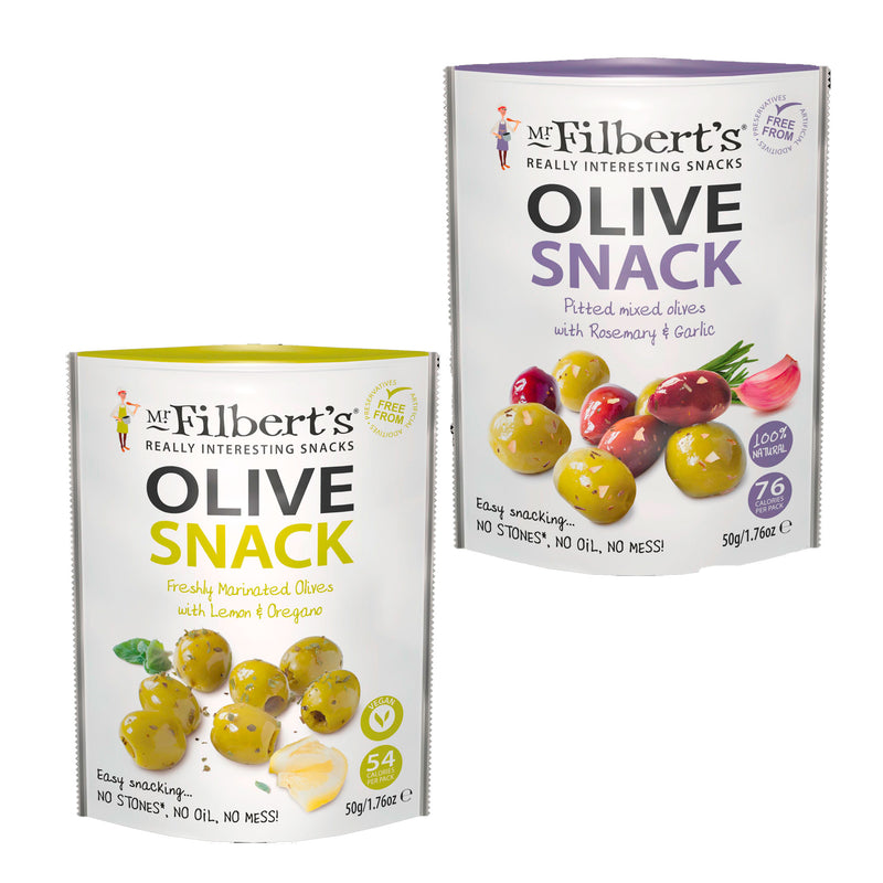 Mr Filberts Snack Olives 50g