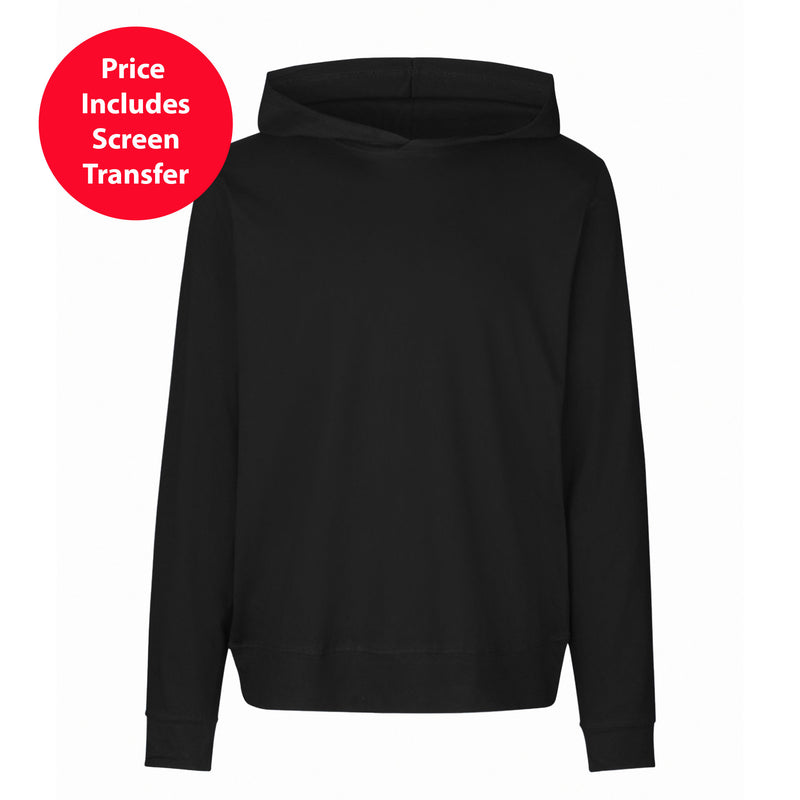 Unisex Organic Cotton Jersey Hoodie