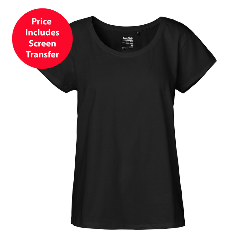 Womens Organic Cotton Loose Fit T-Shirt
