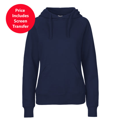 Neutral® Womens Organic Cotton Jersey Hoodie