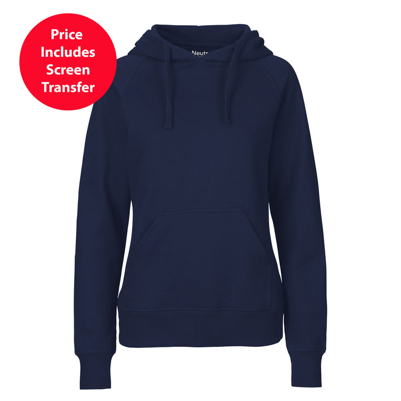 Womens Organic Cotton Jersey Hoodie
