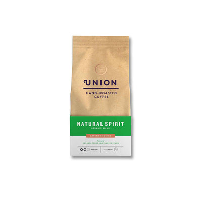 Hand Roasted Ground Coffee 200g Hot Drinks The Ethical Gift Box (DEV SITE) Natural Spirit Organic Coffee (Strength 5)  