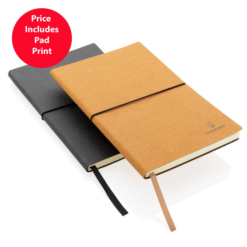 A5 GRS Recycled Leather Notebook