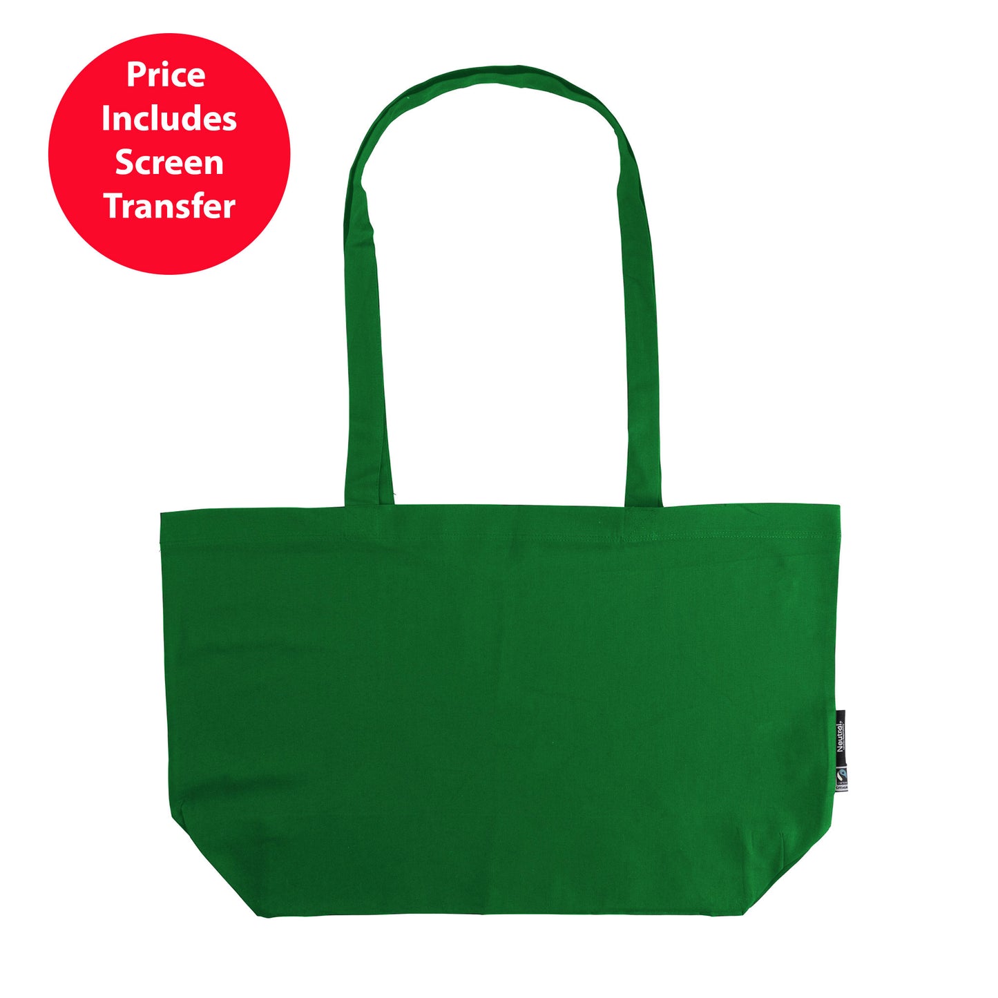 Organic Cotton Shopping Bag Gusset