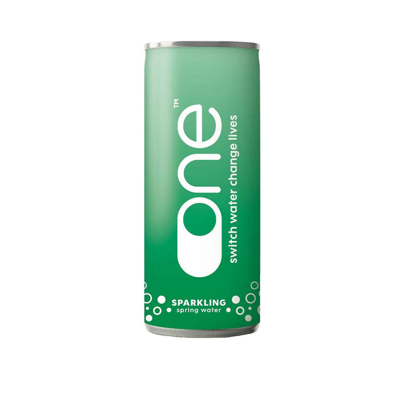 One Water - Sparkling Spring Water 330ml Drinks The Ethical Gift Box (DEV SITE) Can  