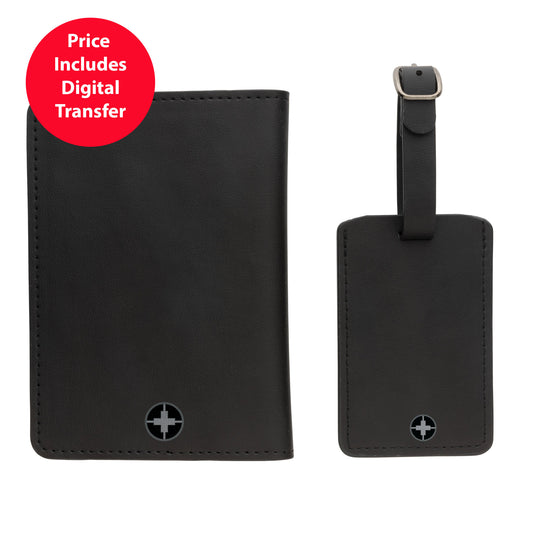 Swiss Peak GRS Recycled PU Travel Gift Set