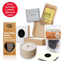 Time Out staff reward gift box from the ethical gift box, presented in a co-branded sleeve with candle and hot chocolate thumbnail