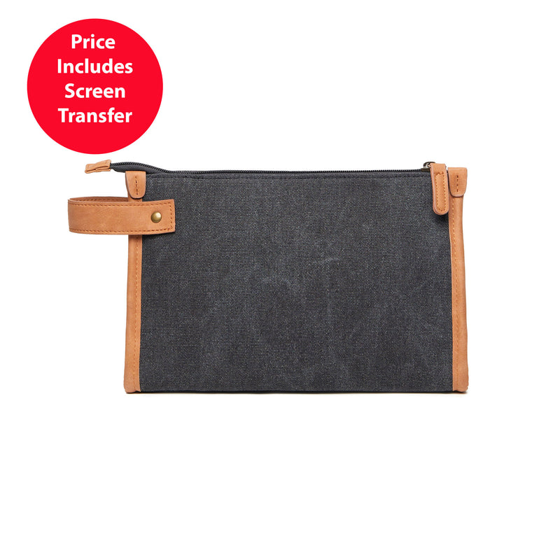 VINGA Bosler GRS Recycled Canvas Toiletry Bag