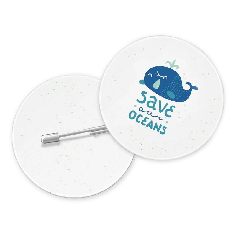 Seeded Paper Badge