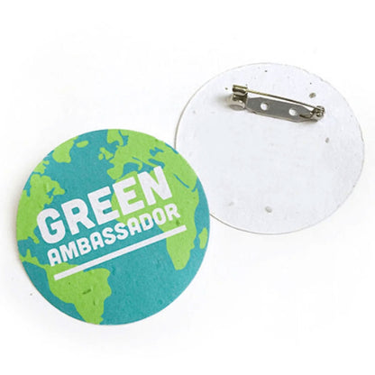 Seeded Paper Badge