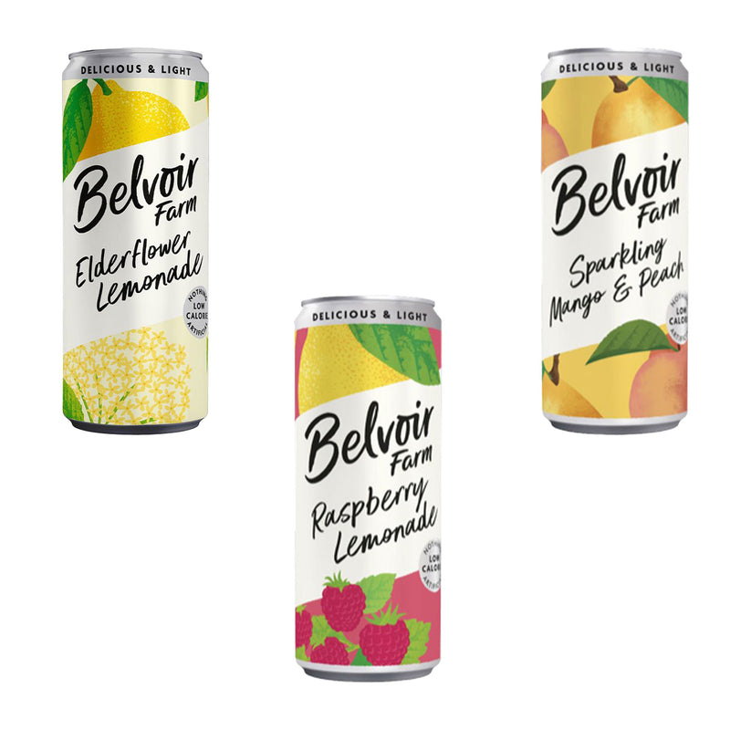 Delicious Natural Fruit & Spring Water Lemonade 330ml