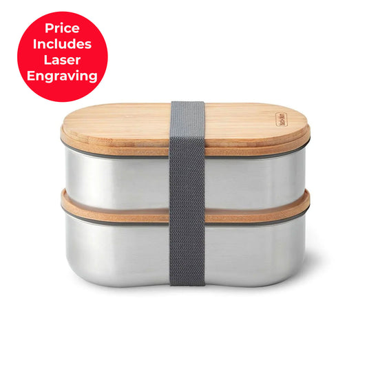 Black & Blum Stainless Steel Double Bento Box