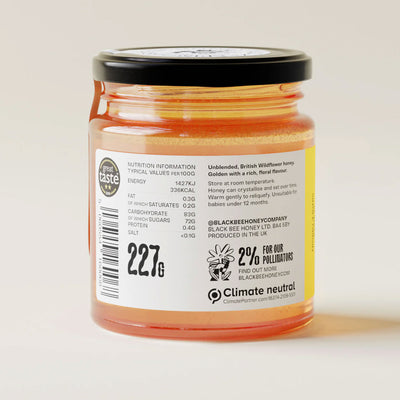 Black Bee Honey - British Summer Honey 227g