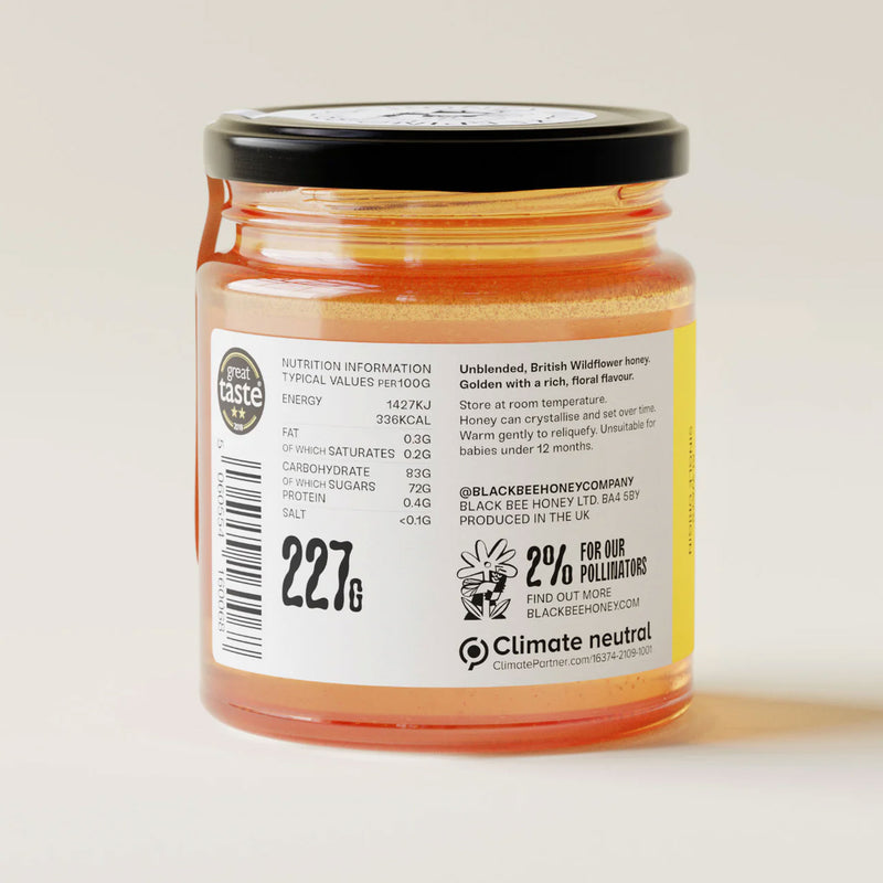 Black Bee Honey - British Summer Honey 227g