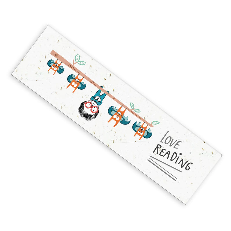 Seeded Paper Bookmark