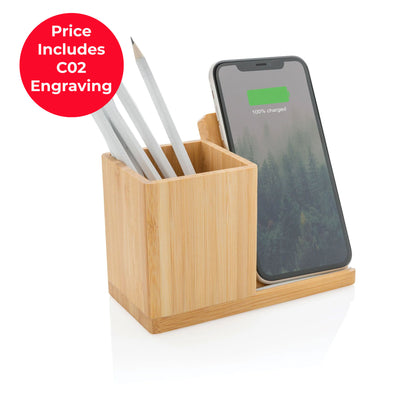 Calgary Bamboo 10W Wireless Charger