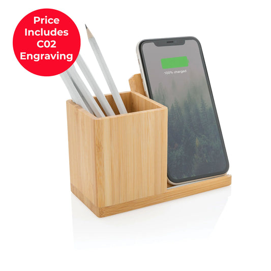 Calgary Bamboo 10W Wireless Charger