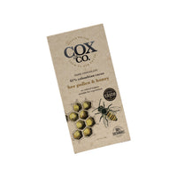 Cox & Co bee pollen and honey 61% dark chocolate bar thumbnail
