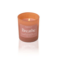 Designworks Collective wellness candle, Breathe, red glass vessel thumbnail