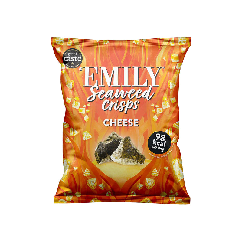 Emily cheese and seaweed crisps