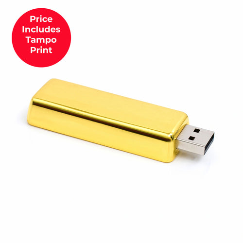 USB Flash Drive Gold Bar 8Gb