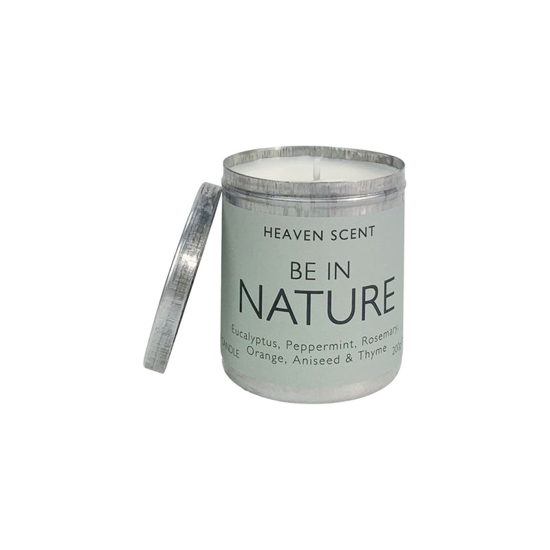 Heaven Scent 'Be In Nature' tin candle