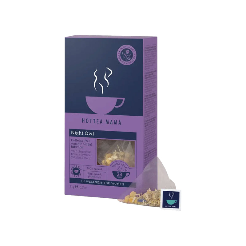 Hottea Mama organic Night Owl caffeine-free tea