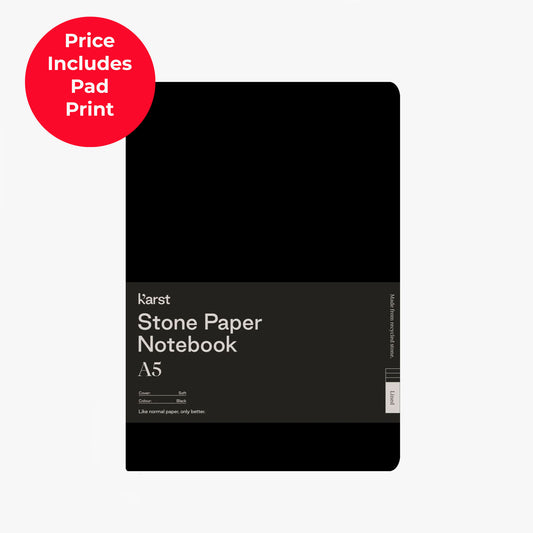Karst® A5 Stone Paper Hardcover Notebook - Lined