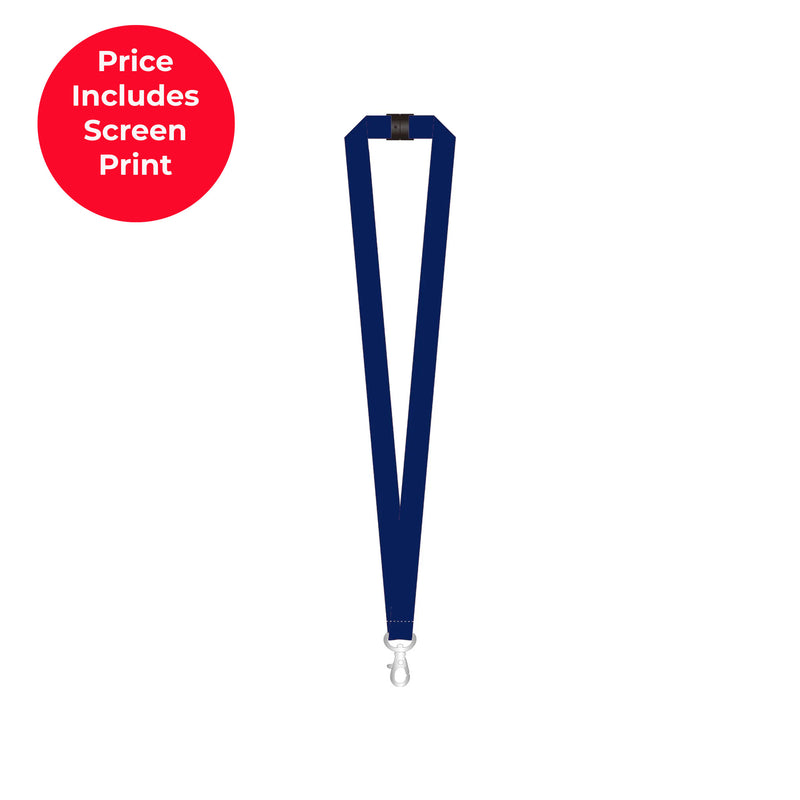 Custom printed rPET lanyard for eco-friendly branded merchandise