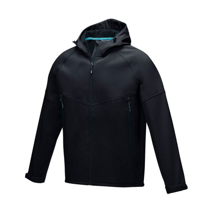 Men's GRS Recycled Softshell Jacket Fleeces & Jackets The Ethical Gift Box (DEV SITE) Black XS 