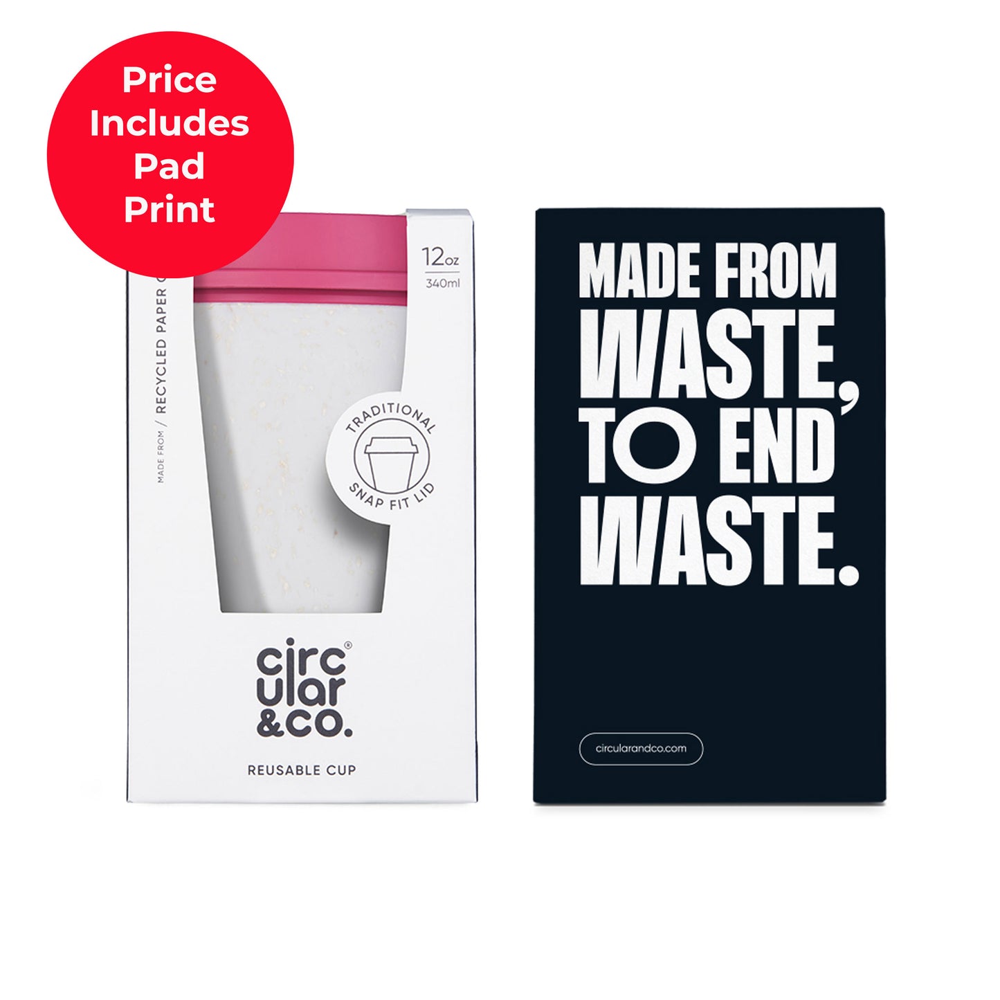 Circular & Co Reusable Now Cup 12oz
