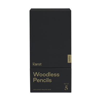 Karst® 5-pack 2B Woodless Graphite Pencils