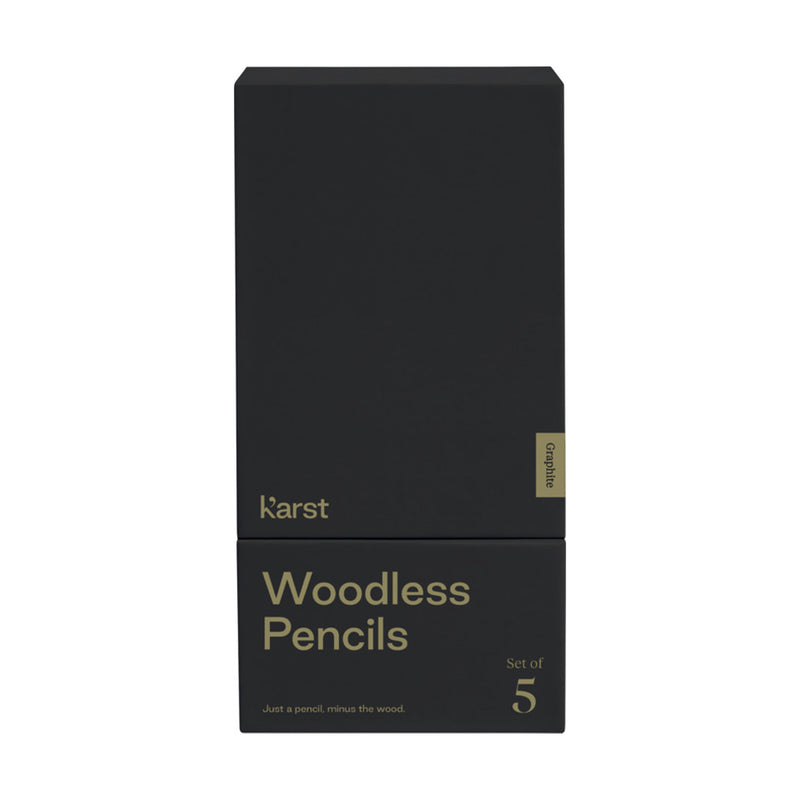 Karst® 5-pack 2B Woodless Graphite Pencils