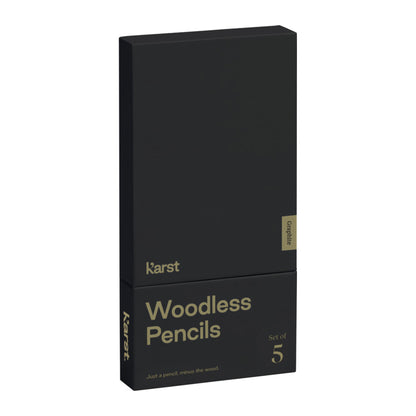 Karst® 5-pack 2B Woodless Graphite Pencils