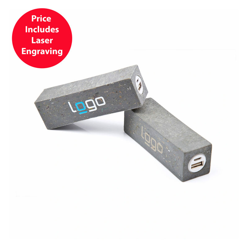 Ecoline Grey Rhine Powerbank 2,600 mAh