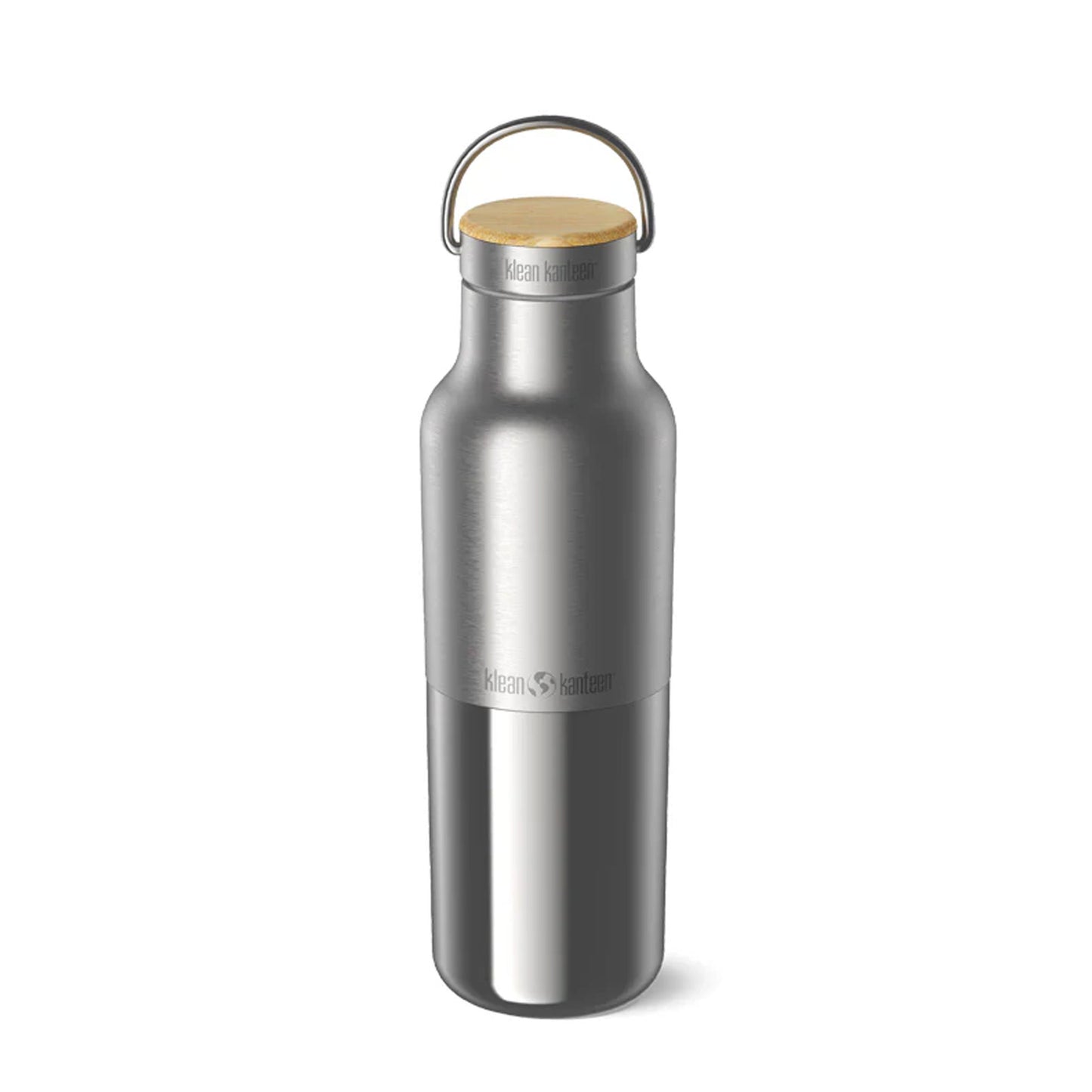 Klean Kanteen 473ml Rise Insulated Reflect Water Bottle with Bamboo Cap