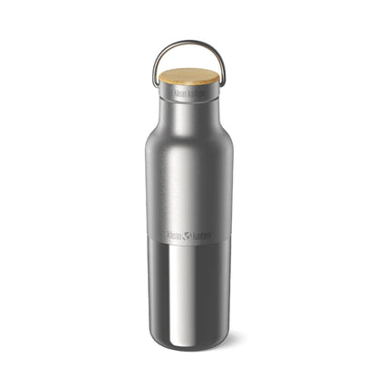 Klean Kanteen 473ml Rise Insulated Reflect Water Bottle with Bamboo Cap