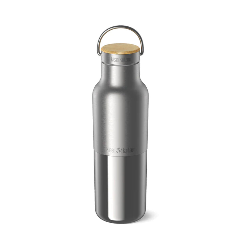 Klean Kanteen 473ml Rise Insulated Reflect Water Bottle with Bamboo Cap