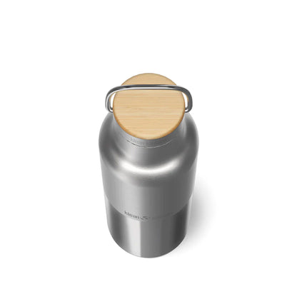 Klean Kanteen 473ml Rise Insulated Reflect Water Bottle with Bamboo Cap