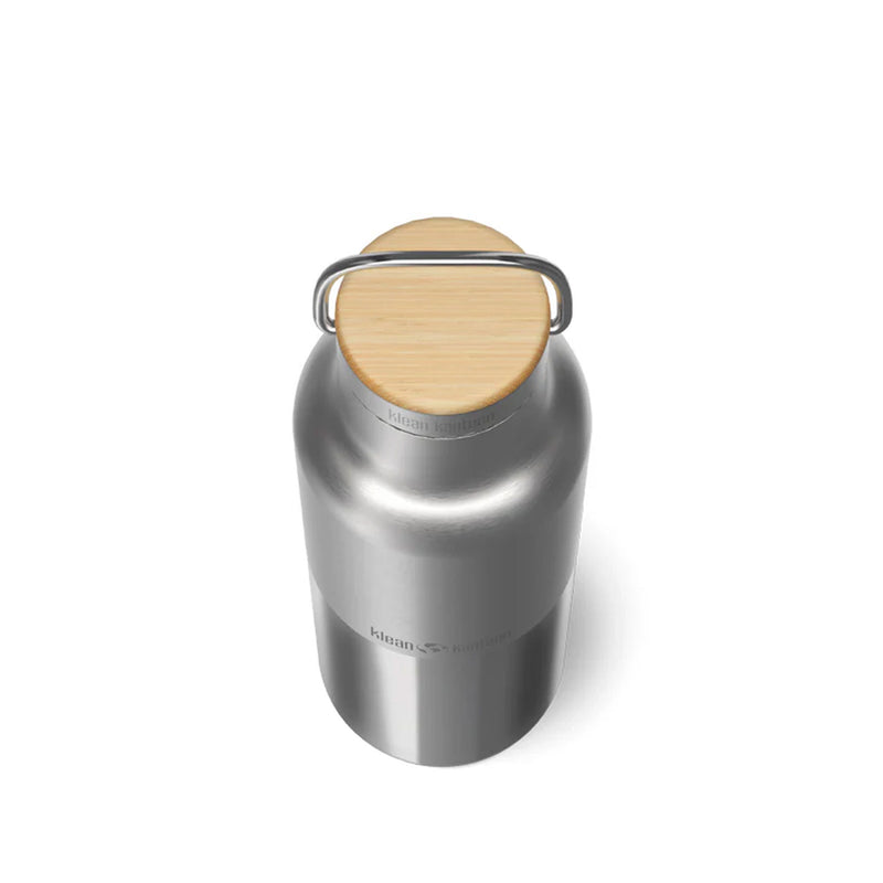 Klean Kanteen 473ml Rise Insulated Reflect Water Bottle with Bamboo Cap
