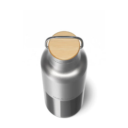 Klean Kanteen 592ml Rise Insulated Reflect Water Bottle with Bamboo Cap