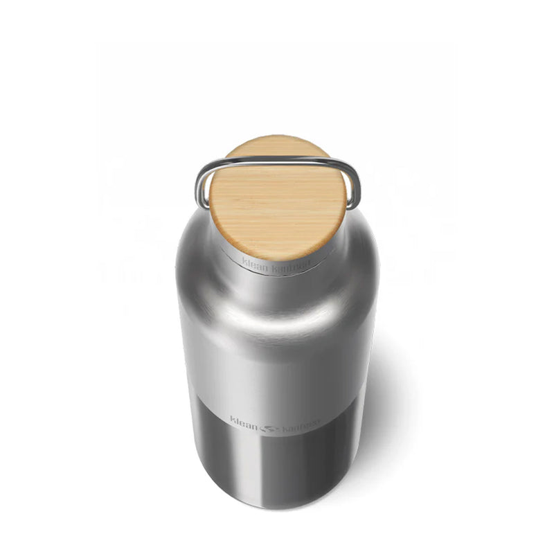 Klean Kanteen 592ml Rise Insulated Reflect Water Bottle with Bamboo Cap