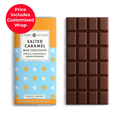 Choc Affair Salted Caramel Milk Chocolate 42% 90g