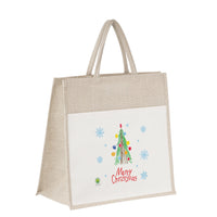 Windsor jute and cotton canvas shopper bag thumbnail
