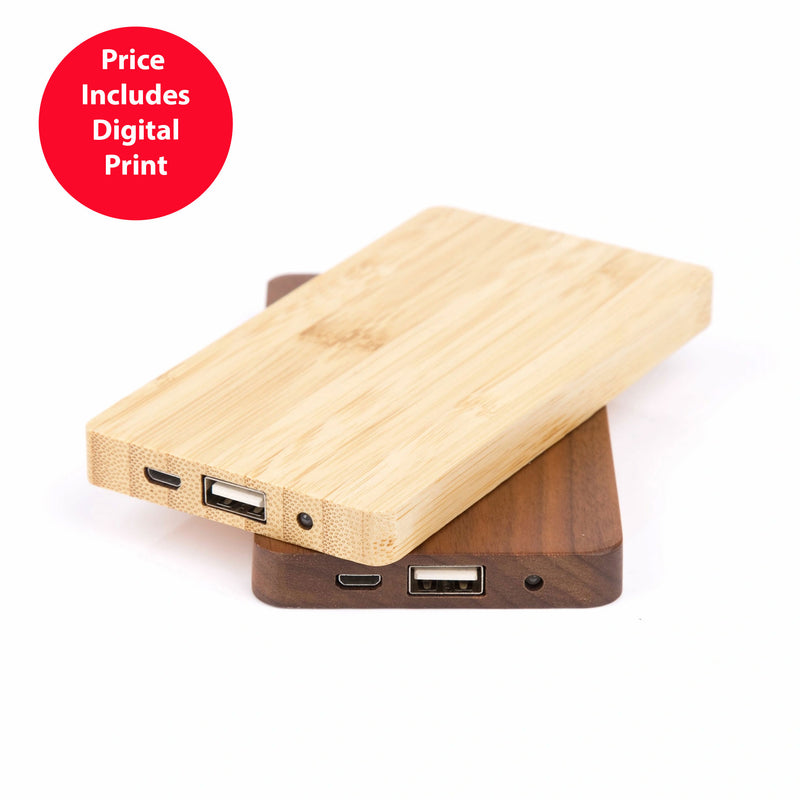 Wood Panel Powerbank 4000mAh