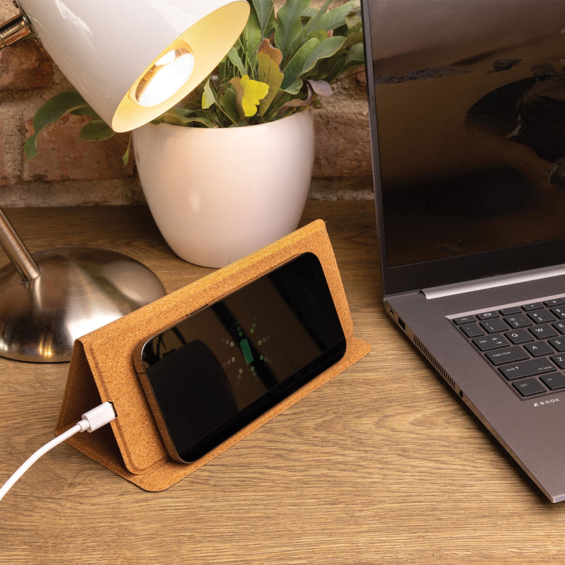 10W Wireless Charging Cork Mousepad & Stand Tech The Ethical Gift Box (DEV SITE)   