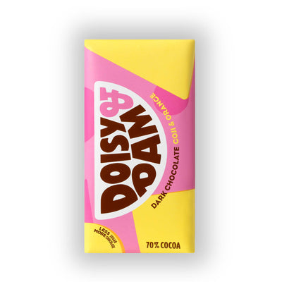 Doisy & Dam Goji & Zesty Orange 70% Dark Chocolate Bar (80g) Grab & Go Doisy & Dam   